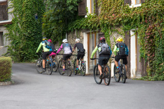 Départ groupe VTT