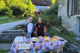 Nos Bénévoles au ravitaillement VTT à Le Pontet